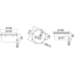         .  AquaViva HJ-RV-SS195S, 10W NW (AISI-316) + 