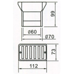      Jazzi Gutter Drain (SP-1019)
