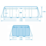    INTEX Prism Frame 26788/26776/28316, 400x200x100  (+)